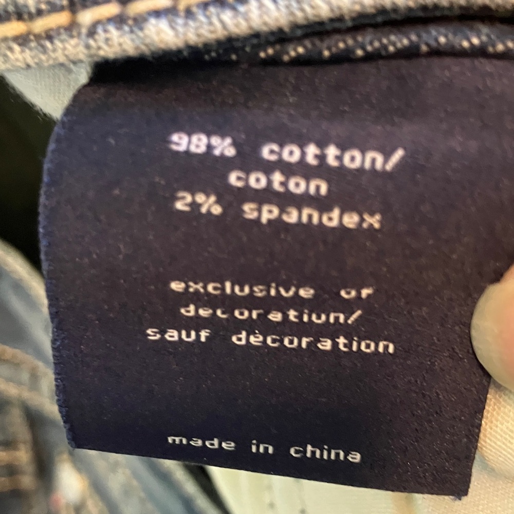 Vigoss Women's Distressed Blue Boot Cut Jeans - Picture 5 of 10